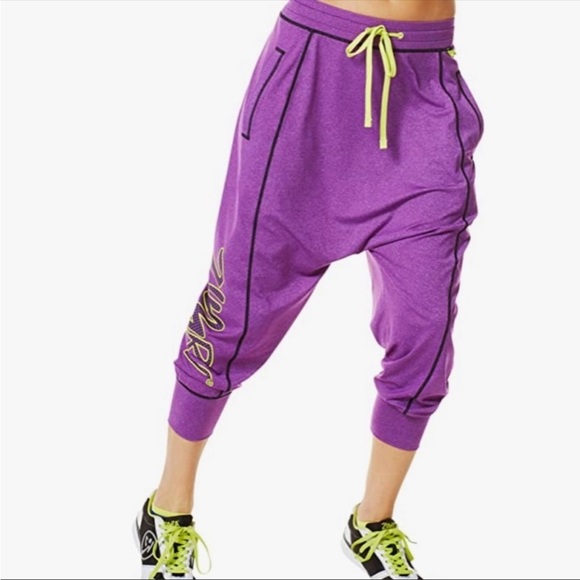 Zumba Fitness Lets Go Halfsies Harem Pants Purple
Size Large - Picture 2 of 11